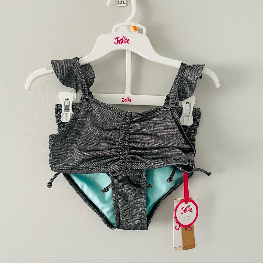 Justice Girl’s 2pc Swimsuit size7/8